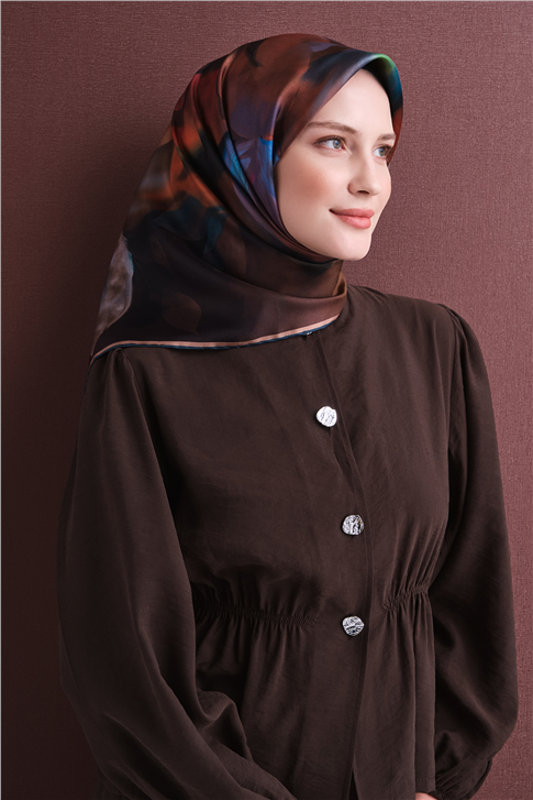 Armine Saf İpek Twill Eşarp 9603D 35 