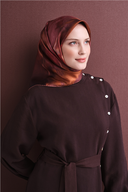 Armine Saf İpek Twill Eşarp 9606D 33 