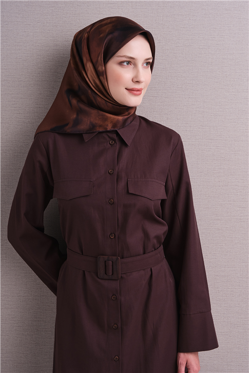 Armine Saf İpek Twill Eşarp 9606D 85 