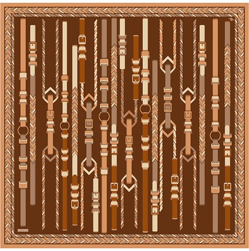Armine Jakarlı İpek Eşarp 9607D 02 