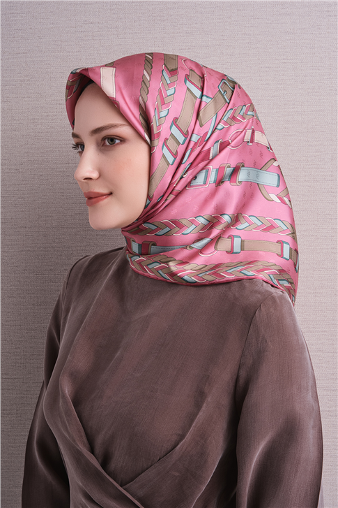Armine Jakarlı İpek Eşarp 9607D 06 