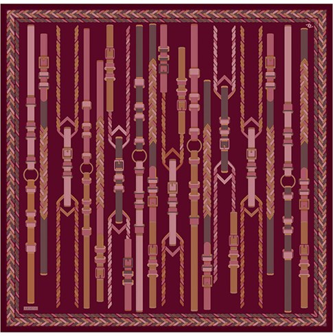 Armine Jakarlı İpek Eşarp 9607D 07 