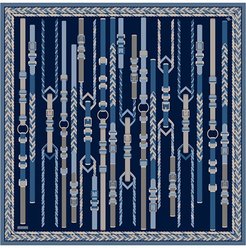 Armine Jakarlı İpek Eşarp 9607D 10 