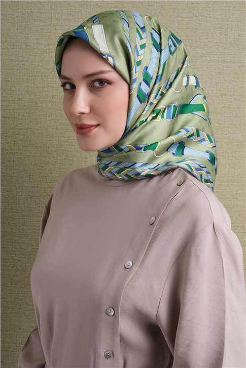 Armine Jakarlı İpek Eşarp 9607D 81 