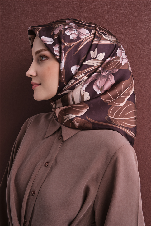 Armine Jakarlı İpek Eşarp 9608D 50 