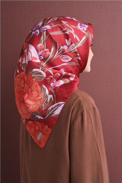 Armine Jakarlı İpek Eşarp 9608D 82 