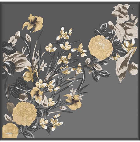 Armine Jakarlı İpek Eşarp 9608D 83 