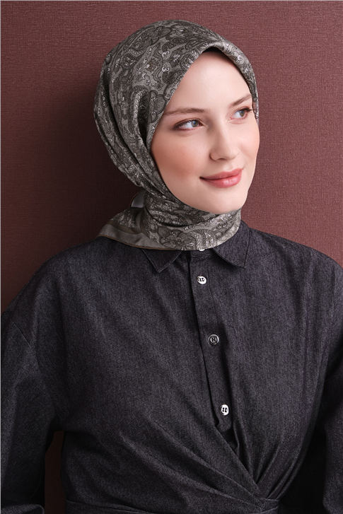 Armine Saf İpek Twill Eşarp 9609D 08 