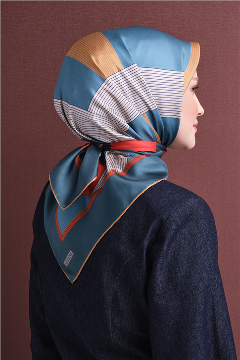 Armine Saf İpek Twill Eşarp 9610D 51 