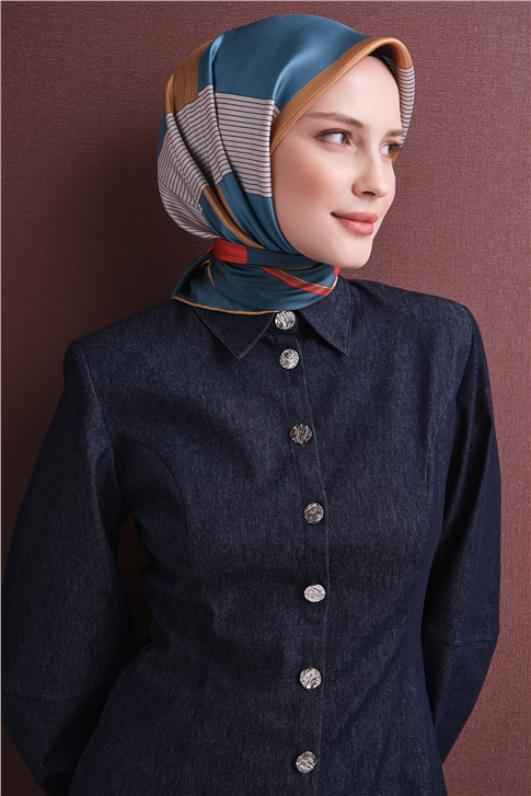 Armine Saf İpek Twill Eşarp 9610D 51 
