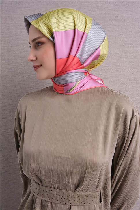 Armine Saf İpek Twill Eşarp 9610D 88 