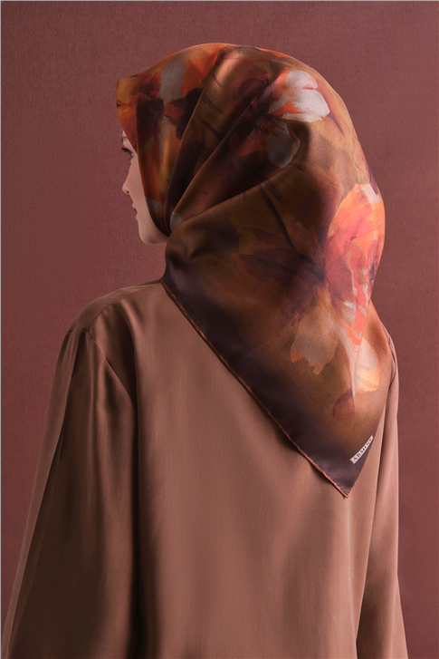 Armine Saf İpek Twill Eşarp 9611D 56 