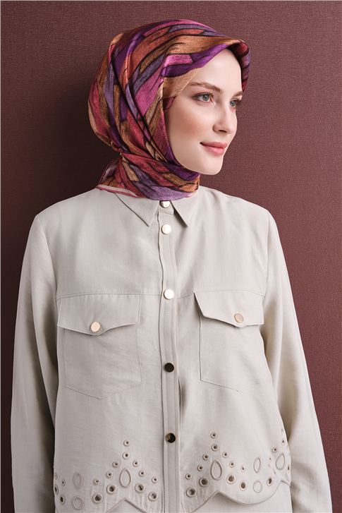 Armine Saf İpek Twill Eşarp 9612D 32 