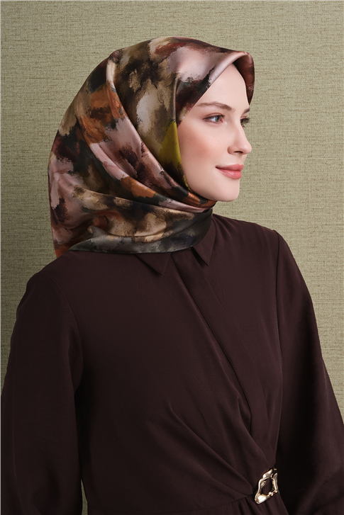 Armine Saf İpek Twill Eşarp 9613D 05 