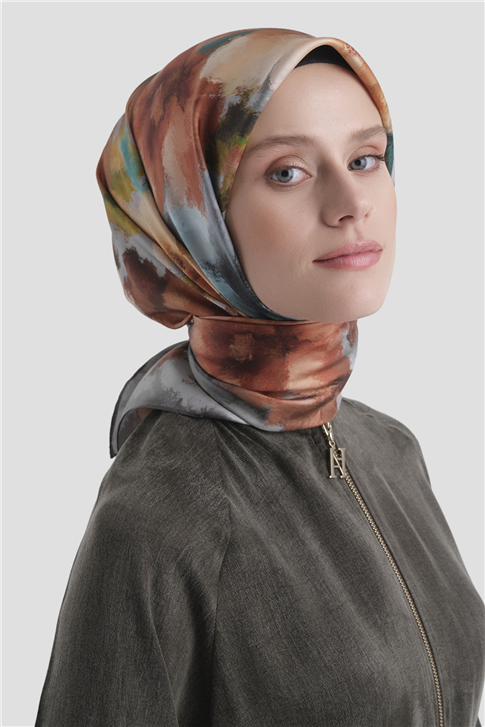 Armine Saf İpek Twill Eşarp 9613D 31 