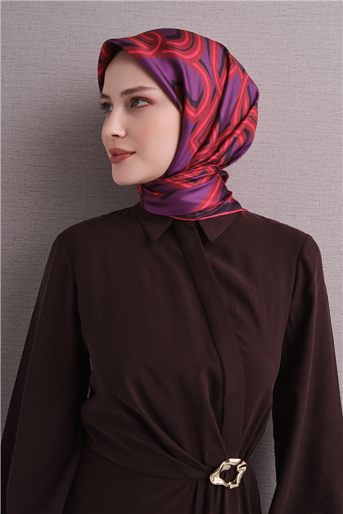 Armine Saf İpek Twill Eşarp 9614D 01 