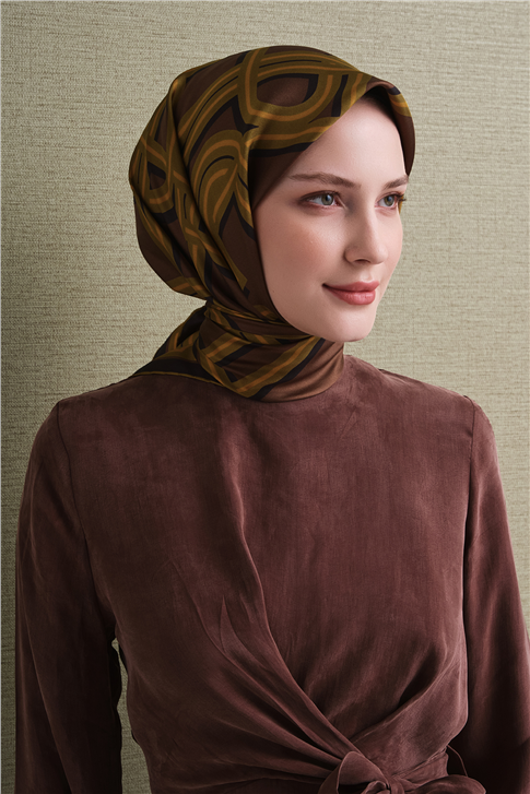 Armine Saf İpek Twill Eşarp 9614D 55 