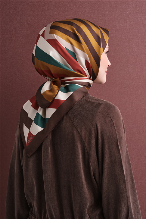 Armine Saf İpek Twill Eşarp 9615D 05 