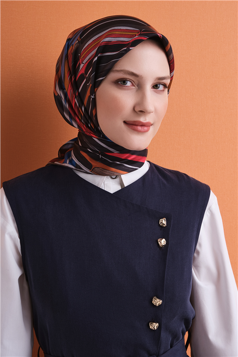 Armine Saf İpek Twill Eşarp 9616D 04 
