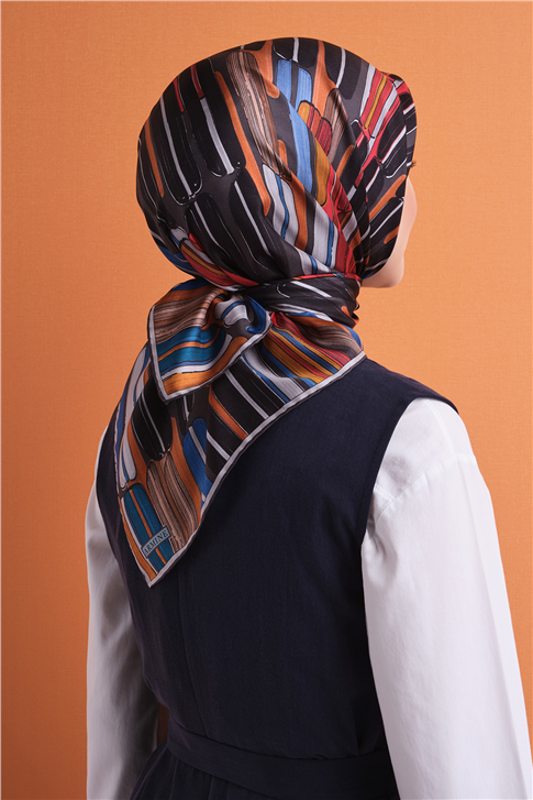 Armine Saf İpek Twill Eşarp 9616D 04 