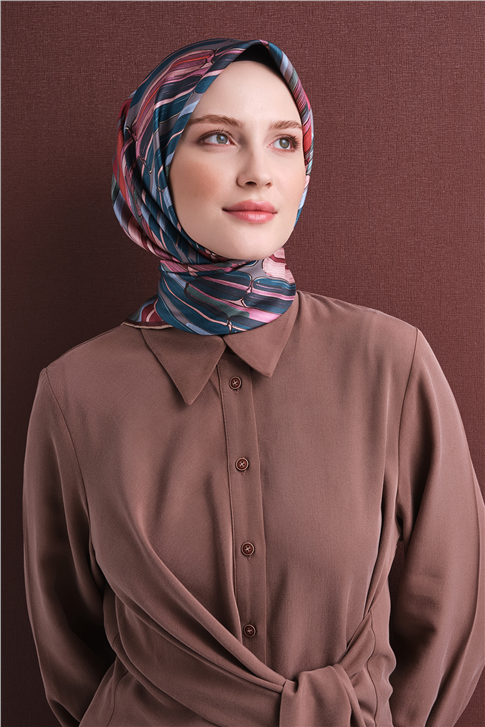 Armine Saf İpek Twill Eşarp 9616D 37 