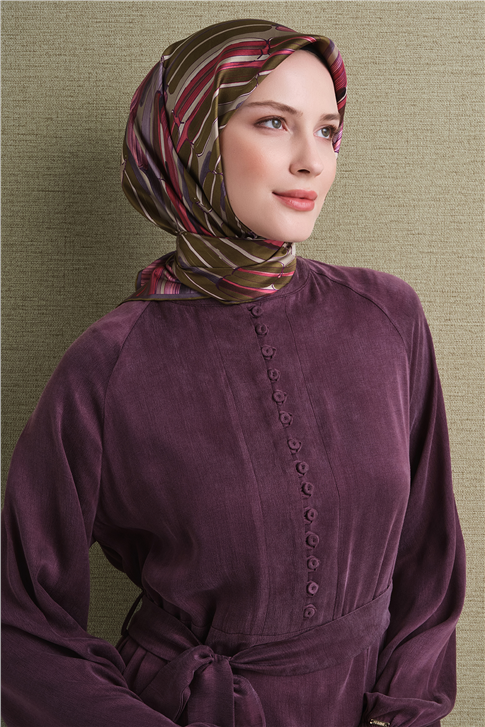 Armine Saf İpek Twill Eşarp 9616D 51 
