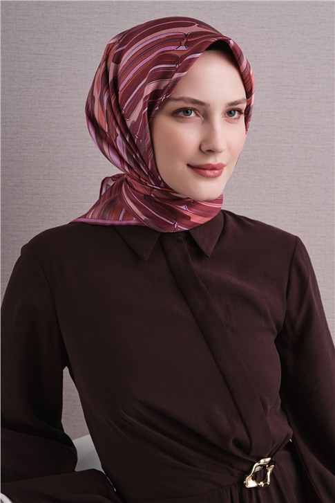 Armine Saf İpek Twill Eşarp 9616D 54 
