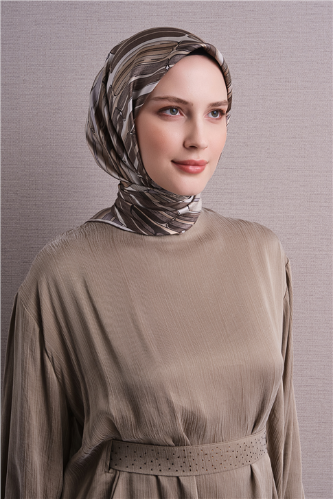 Armine Saf İpek Twill Eşarp 9616D 84 