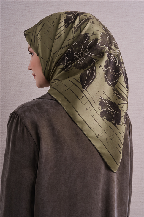 Armine Saf İpek Twill Eşarp 9617D 32 