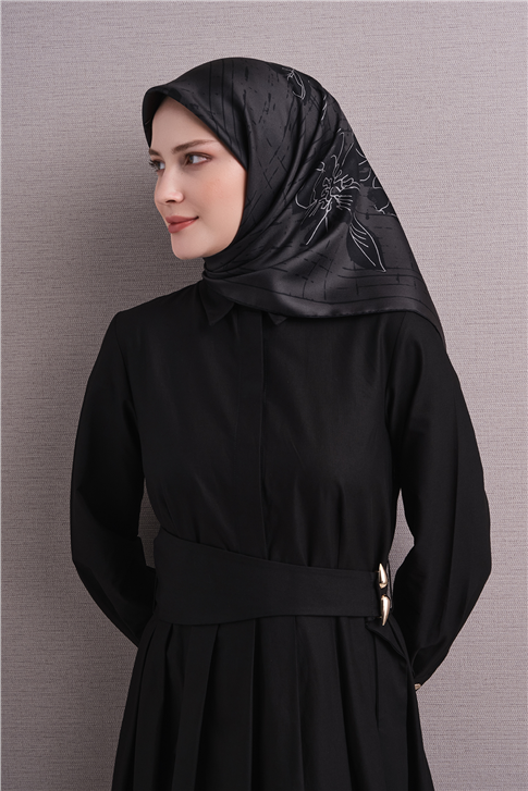 Armine Saf İpek Twill Eşarp 9617D 80 