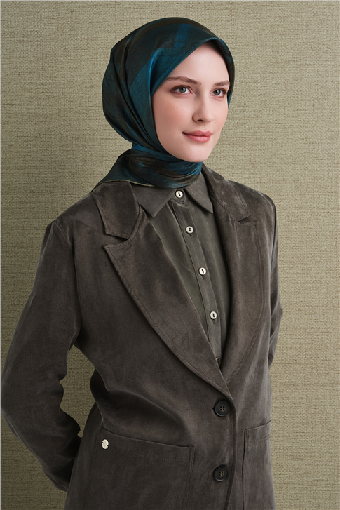 Armine Saf İpek Twill Eşarp 9618D 03 