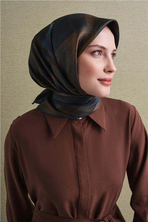 Armine Saf İpek Twill Eşarp 9618D 07 