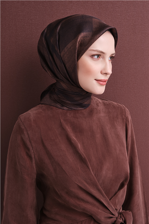 Armine Saf İpek Twill Eşarp 9618D 83 