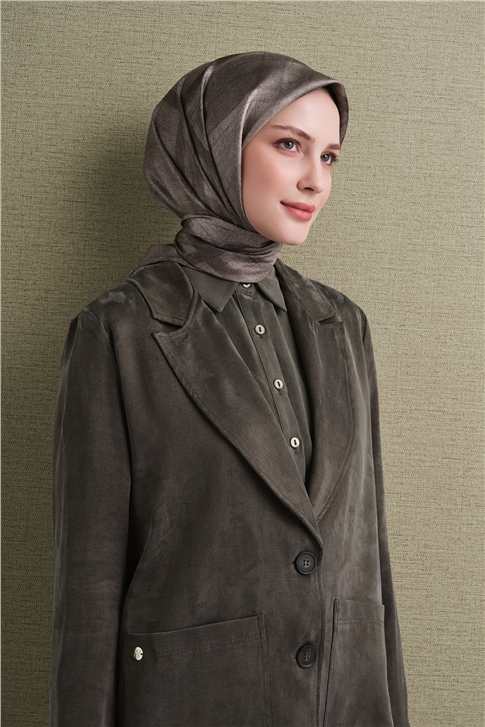 Armine Saf İpek Twill Eşarp 9618D 84 