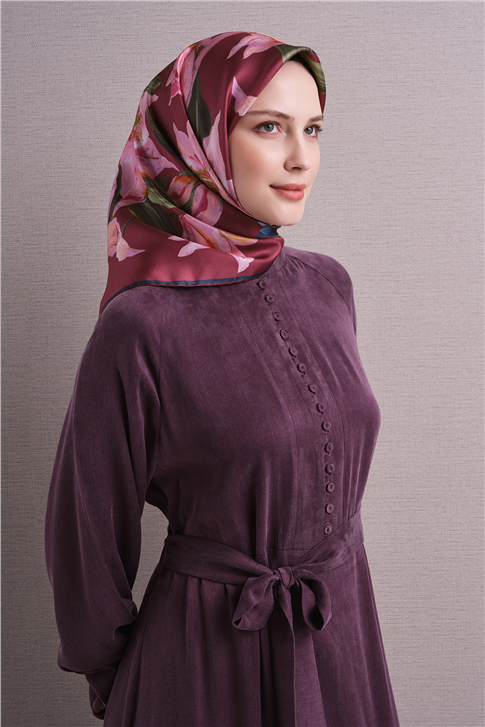 Armine Saf İpek Twill Eşarp 9620D 01 