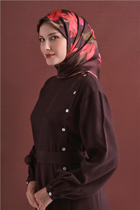 Armine Saf İpek Twill Eşarp 9620D 06 
