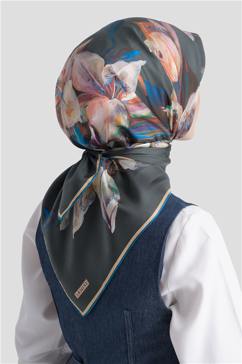 Armine Saf İpek Twill Eşarp 9620D 32 