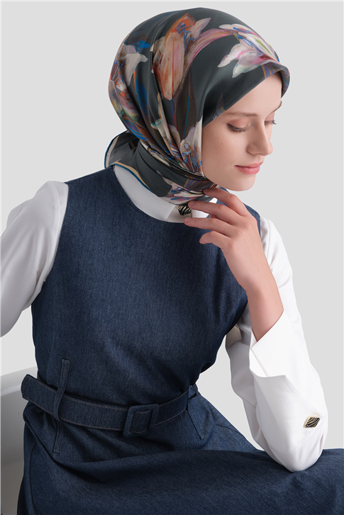 Armine Saf İpek Twill Eşarp 9620D 32 