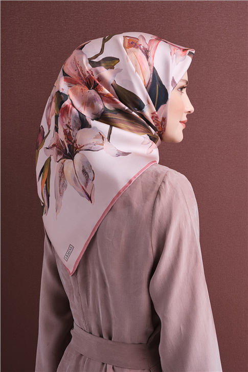 Armine Saf İpek Twill Eşarp 9620D 33 