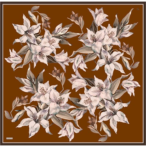 Armine Saf İpek Twill Eşarp 9620D 54 