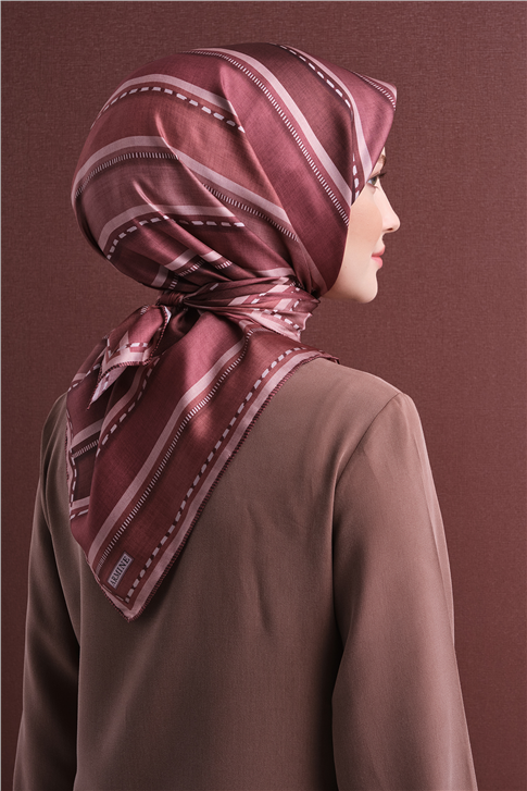 Armine Saf İpek Twill Eşarp 9621D 51 