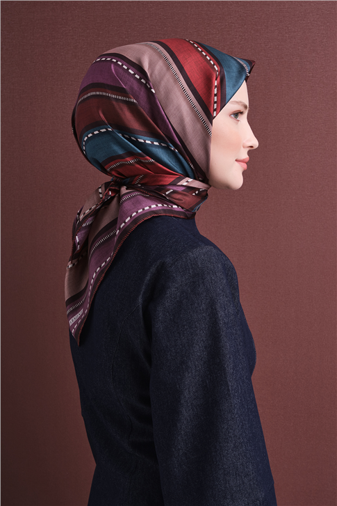 Armine Saf İpek Twill Eşarp 9621D 83 