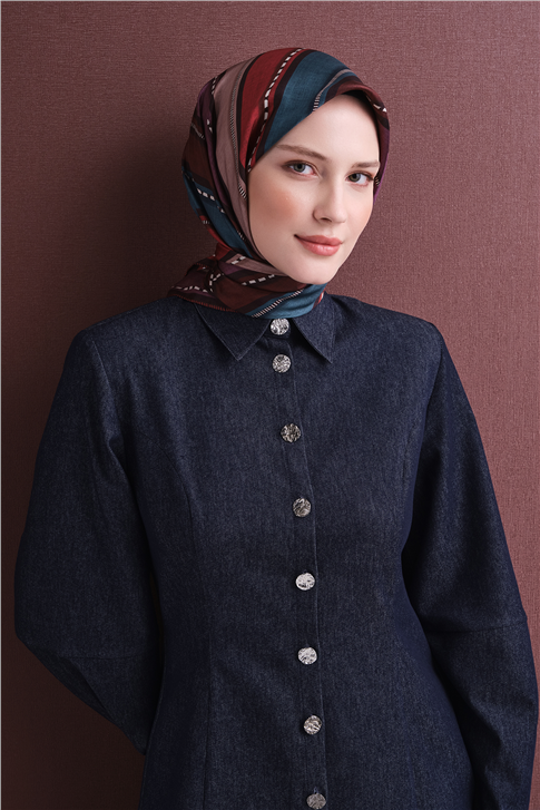 Armine Saf İpek Twill Eşarp 9621D 83 