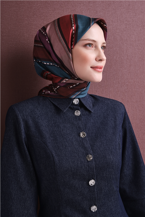 Armine Saf İpek Twill Eşarp 9621D 83 