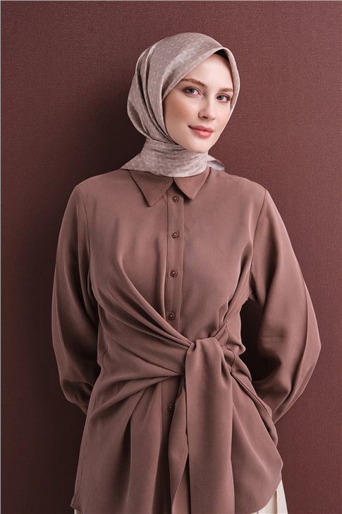 Armine Saf İpek Twill Eşarp 9622D 01 