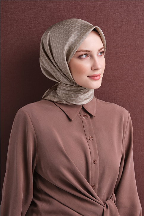 Armine Saf İpek Twill Eşarp 9622D 01 