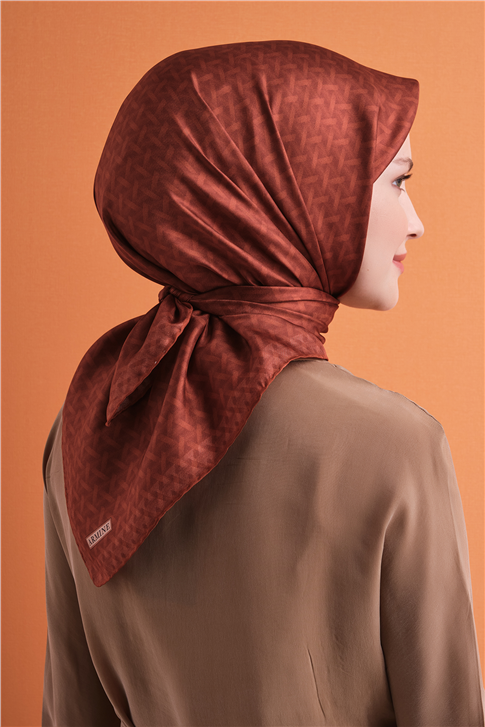 Armine Saf İpek Twill Eşarp 9622D 85 