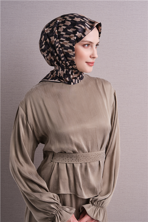 Armine Saf İpek Twill Eşarp 9623D 83 