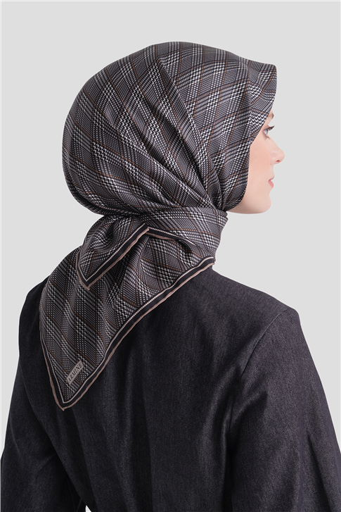 Armine Saf İpek Twill Eşarp 9626D 01 