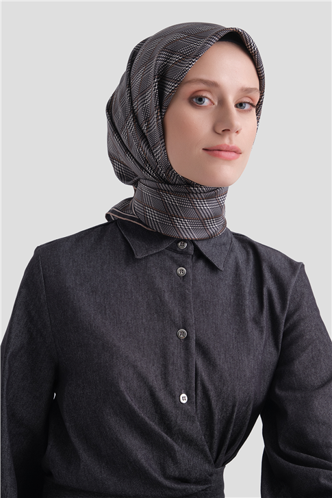 Armine Saf İpek Twill Eşarp 9626D 01 